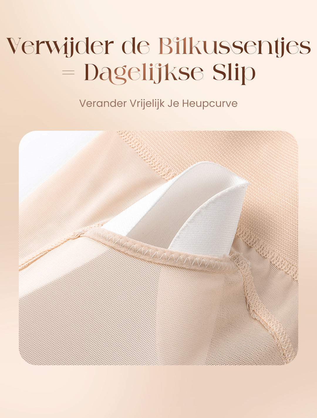 Gewatteerde Shaping-Shorts Met Billenlift