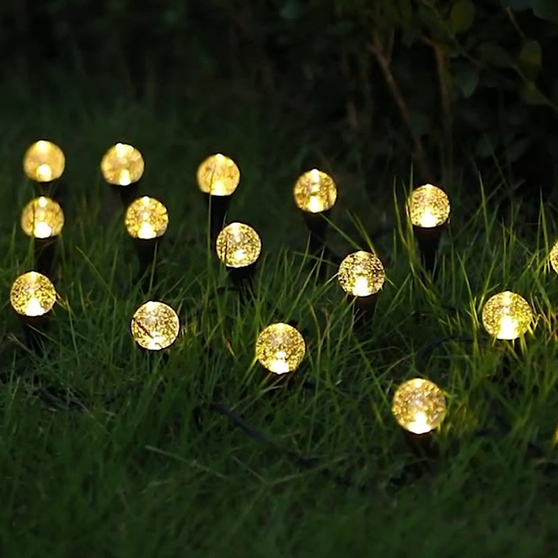 ☀️ Waterdichte solar lichtslinger met LED – laadt gratis op, verlicht paden en tuinen, regenbestendig en sfeervol.