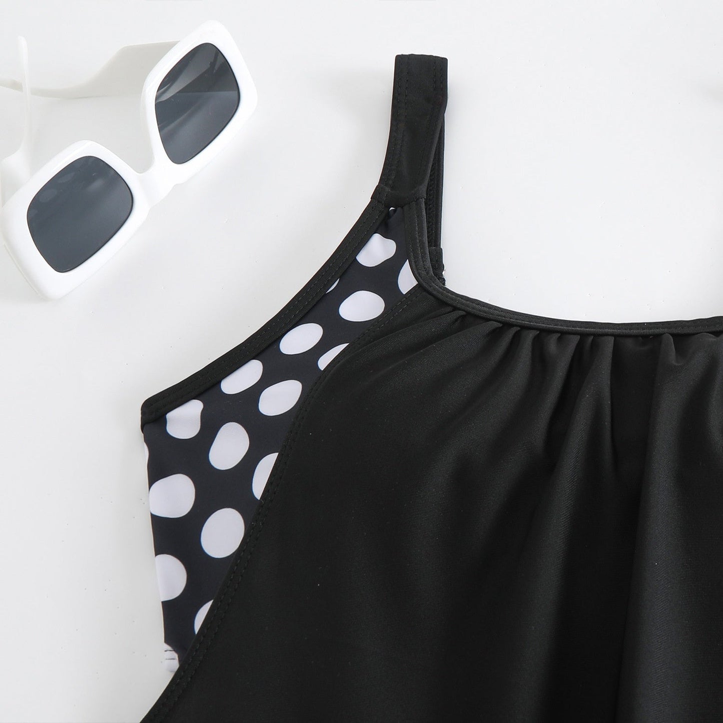 🩱Dames Tweedelig Polkadot Zwempak