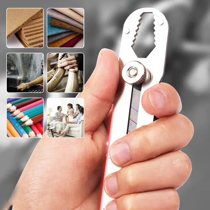 🔪 50% korting op veelzijdig cuttermes – intrekbaar, afbreekbare bladen voor veilig en precies snijden.