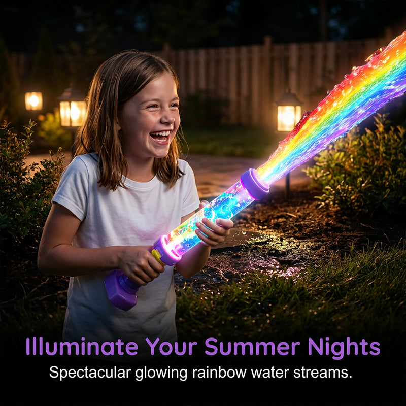 🔫 LED-lichtgevende pompactie-waterblaster – schiet in het donker met kleurrijk licht! 🌟💦