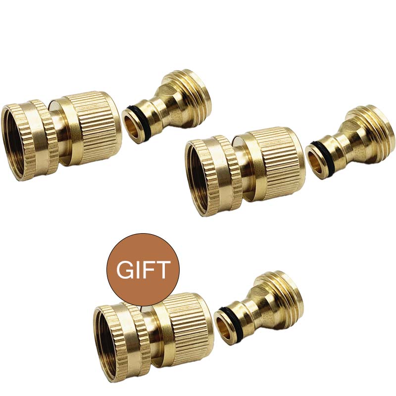 🔩 TIJDELIJKE 50% KORTING! ✨ 3/4" Messing Snelkoppeling – Roestvrij, Lekvrij, Universeel 💧