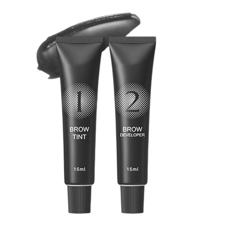 2-in-1 set voor het verven van wimpers en wenkbrauwen