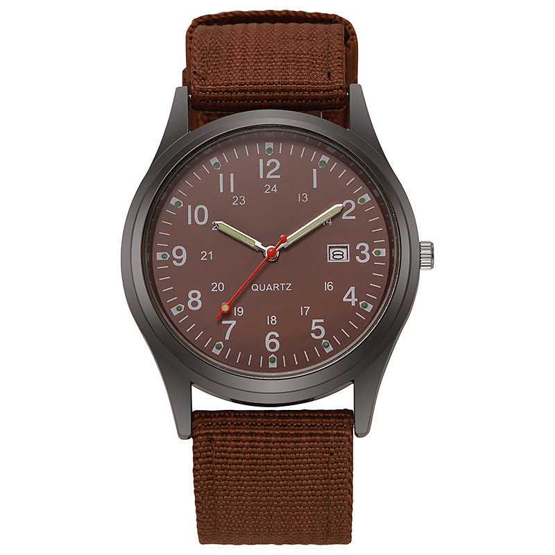 ⌚ Klassiek quartz horloge met lichtgevende wijzers – draagbaar, stijlvol en 24/7 afleesbaar in het donker.