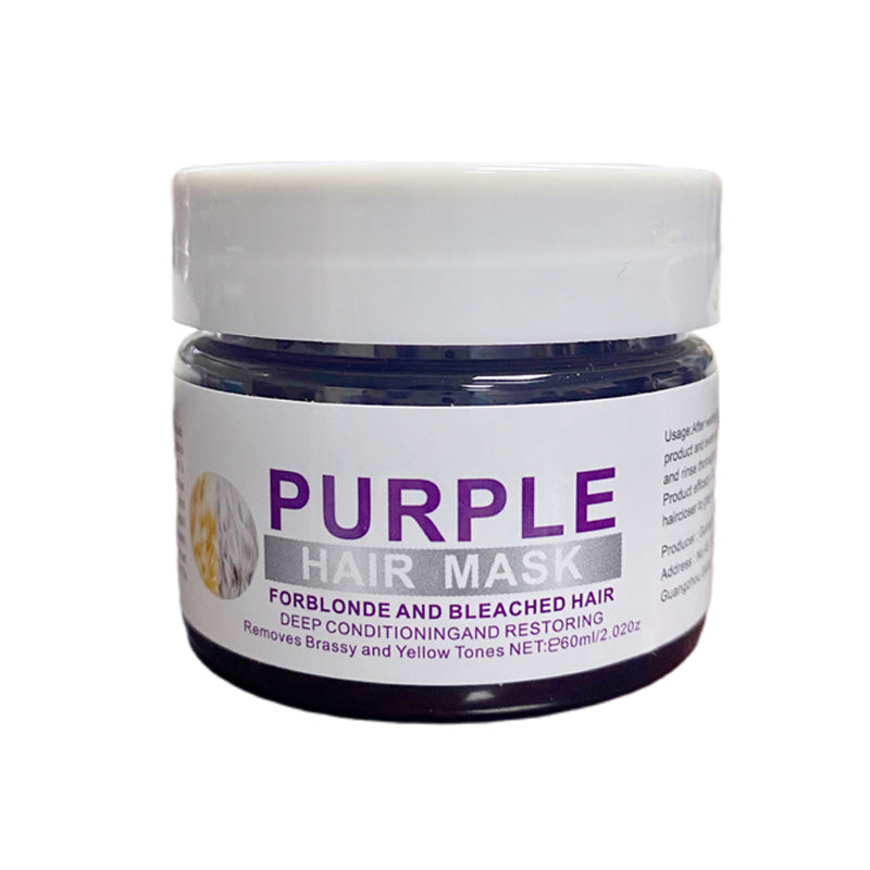 👱♀️💜 50% KORTING! Stop met het zien van oranje vlekken in je dure blonde coupe! Dit paarse masker neutraliseert ongewenste warme tinten, hydrateert intensief en geeft je haar die koele, salon-frisse glans terug!