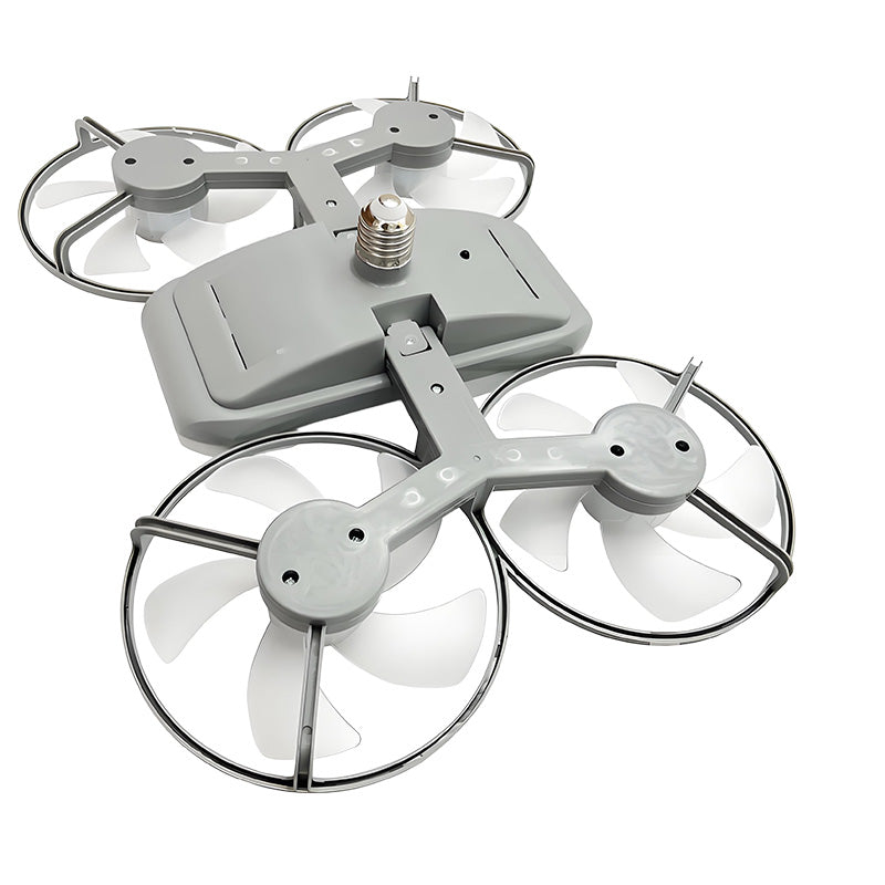 🚁 Drone-model ventilatorlamp met afstandsbediening – 3 snelheden, E27-fitting, koel & functioneel! ✨