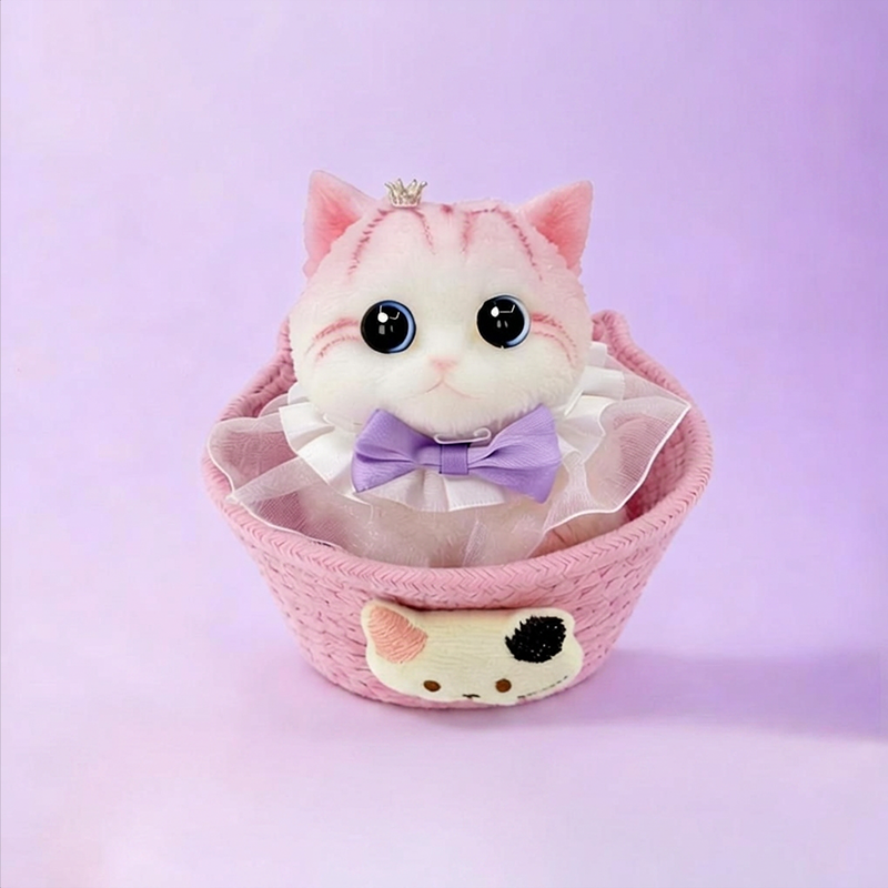 🐱 50% korting! Schattige kattenknuffel – ultrazacht siliconen, langzaam terugverend & stressverlagend. Perfect voor bureau, studie & als cadeau – 11 stijlen! ✨💕