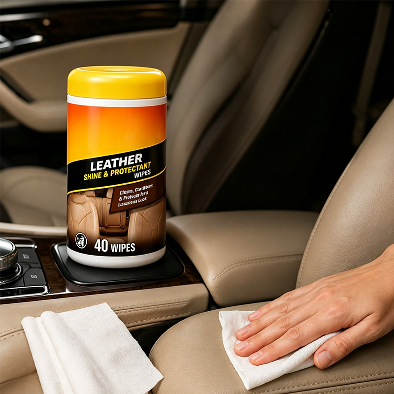 🧻 50% korting op auto-interieur doekjes – reinigen, voeden en beschermen leer in één beweging.