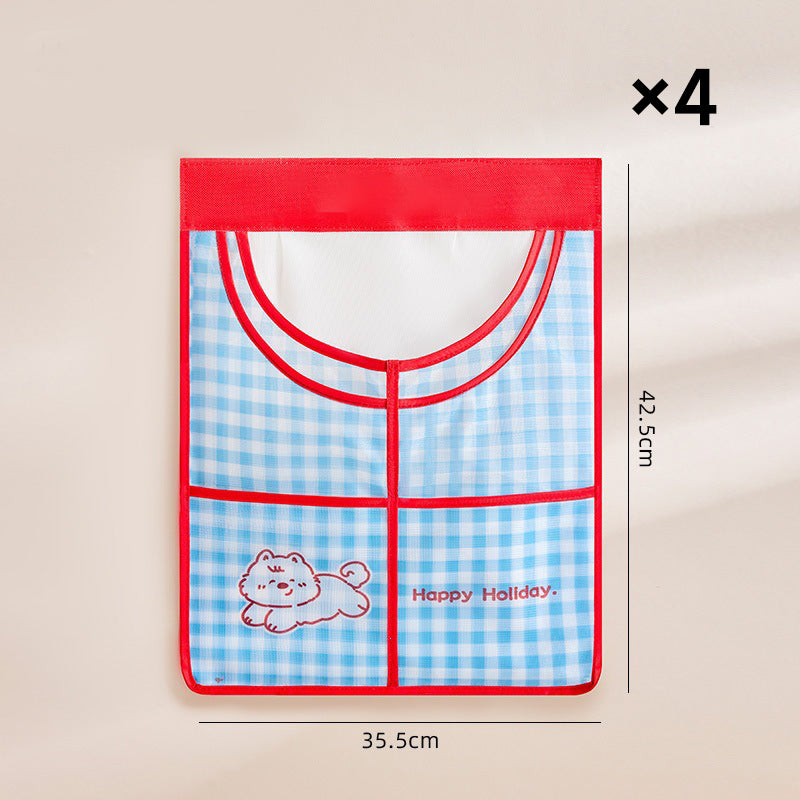 🧺 50% korting op wandgemonteerde mesh opbergtas – hangt aan de kastdeur, ideaal voor zakken en kleine items.