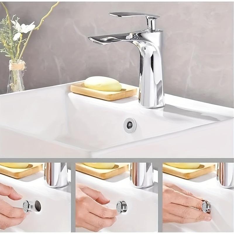 🚰 50% korting! Afvoerplug set – 6 ronde pluggen, universeel & eenvoudig te installeren. Past in elke wastafel – keuken & badkamer! 🔧✨