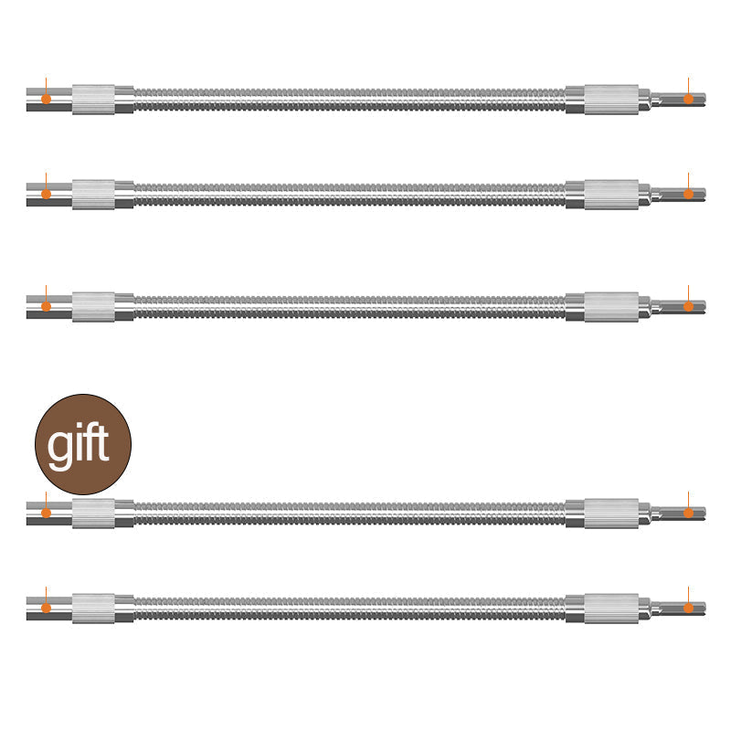 🔧 50% korting! Flexibele verlengas – 6,35 mm zeskant, 3 lengtes (200/250/300 mm). Bereik schroeven in krappe hoeken & lastige ruimtes! ✨💪