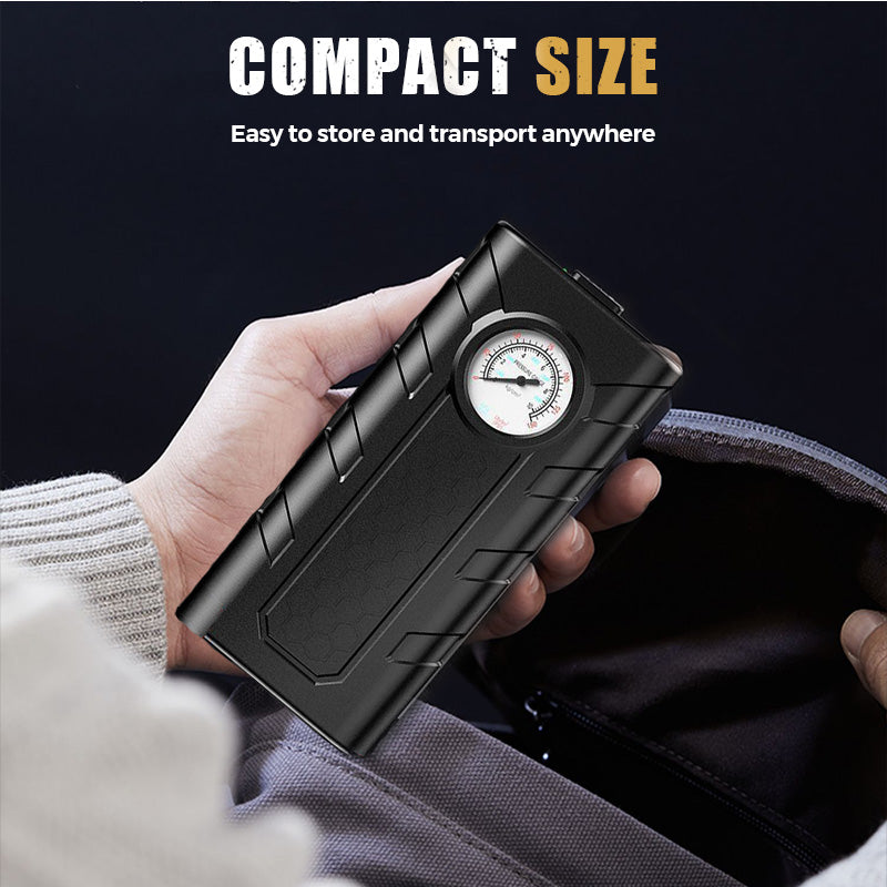 🚗 50% korting! Draadloze oplaadbare bandenpomp – 35 l/min, mechanische drukmeter & USB-oplaadbaar. Compact & ideaal voor onderweg! ✨💨