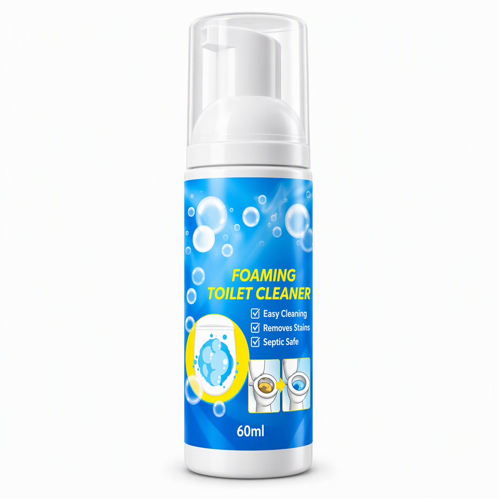 🚽50% korting ! Toiletpot reinigingsmousse – hechtend schuim, gerichte sproeikop & bereikt onder de rand. Voor keramische oppervlakken – 60 ml! ✨🧼