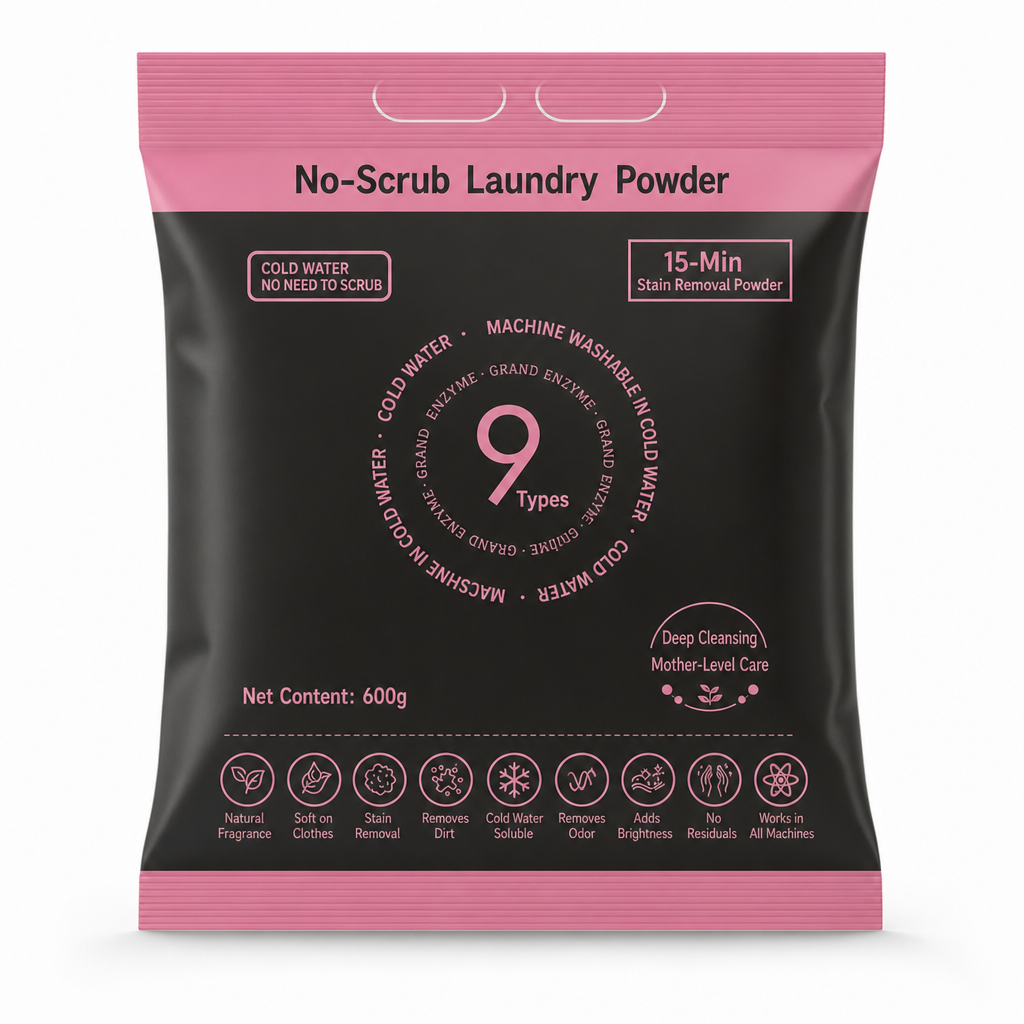 🧺 50% korting! Diepreinigend waspoeder met actieve zuurstof – verwijdert vlekken zonder schrobben, behoudt kleuren & lost volledig op. 450g/600g! ✨💧
