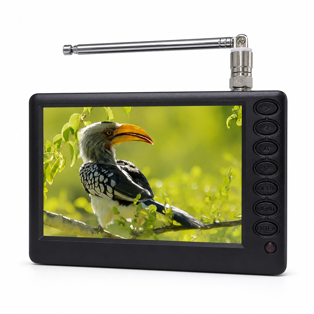 🎃Halloween-Aanbieding 50% Korting!📺5-inch Oplaadbare Draagbare Digitale tv – Een Handig Klein Scherm Voor Thuis & Camper