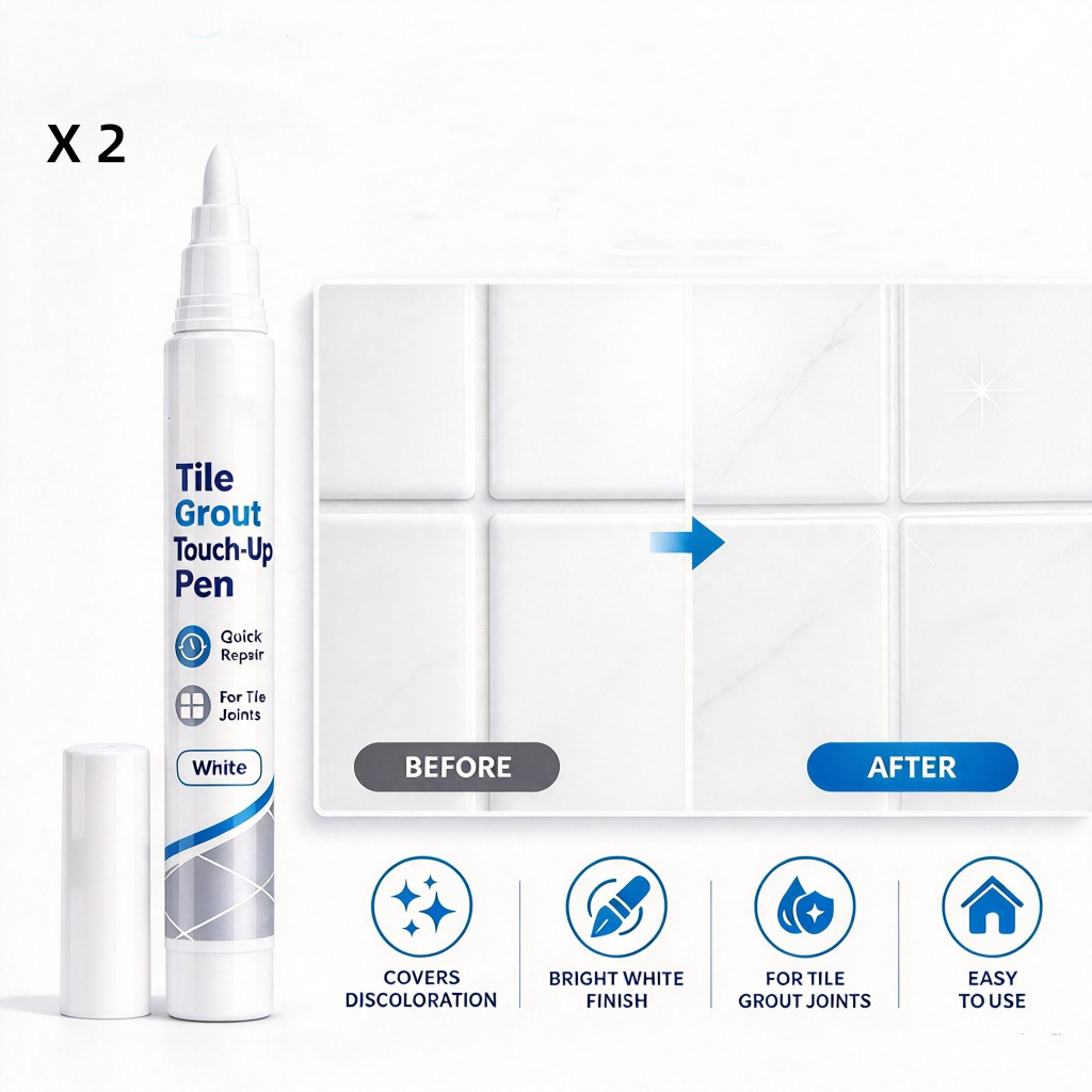 🧱 50% korting! Witte tegelvoeg reparatiestift – verwijdert hardnekkige vlekken, waterdicht & nauwkeurige vezelpunt. Vernieuw badkamer- & keukenvoegen in minuten! ✨🖊️