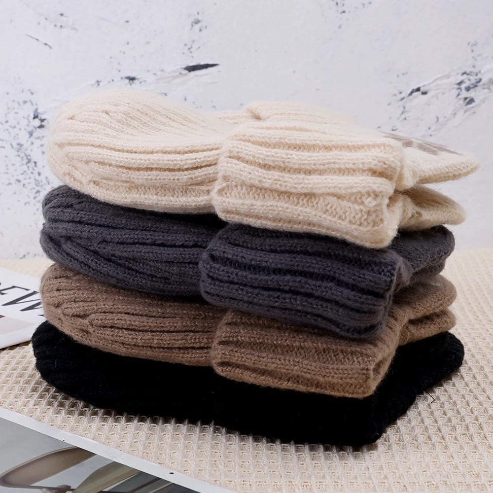 Kerstcadeau - Wintermuts Sjaal Sets Warm Gebreide Muts