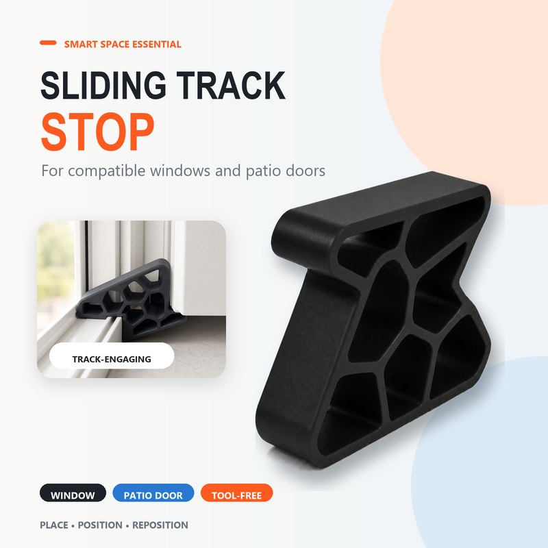 🚪 50% korting! Deurstopper voor schuiframen & balkondeuren – beperkt openingshoek, voorkomt harde stoten & beschermt kozijnen. Minimalistisch zwart design! ✨🛡️