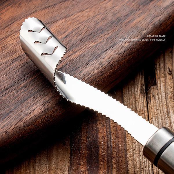 🌶️ 50% korting! RVS paprika-ontkerner – gekartelde snijrand, draai & trek de kern eruit. Ook voor andere stevige groenten – 22 cm, eenvoudig schoon te maken! ✨🔪