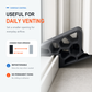 🚪 50% korting! Deurstopper voor schuiframen & balkondeuren – beperkt openingshoek, voorkomt harde stoten & beschermt kozijnen. Minimalistisch zwart design! ✨🛡️