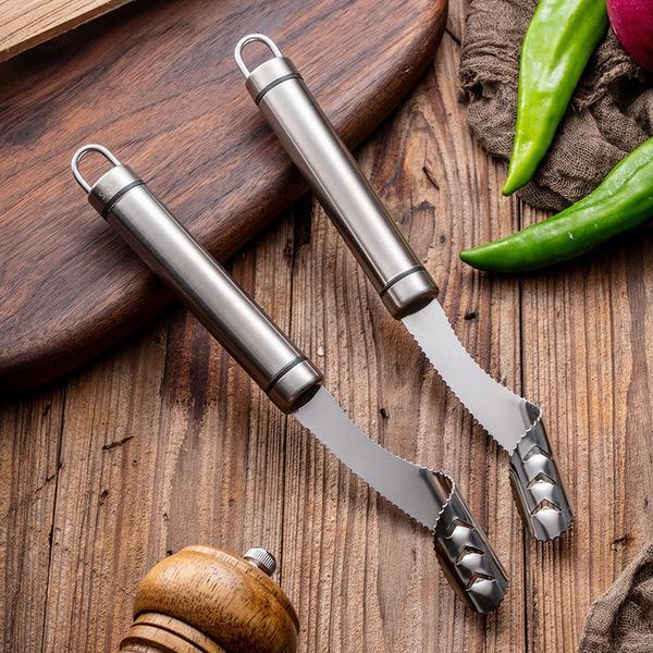 🌶️ 50% korting! RVS paprika-ontkerner – gekartelde snijrand, draai & trek de kern eruit. Ook voor andere stevige groenten – 22 cm, eenvoudig schoon te maken! ✨🔪
