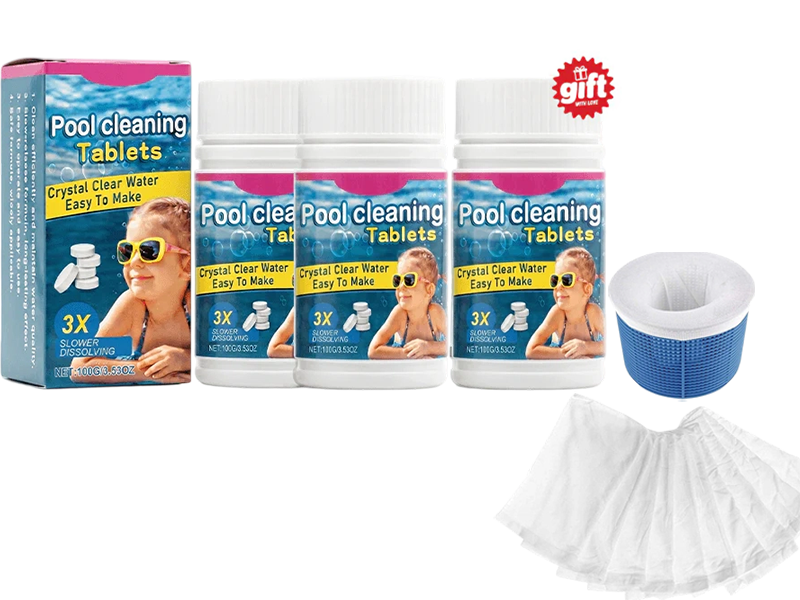🏊‍♂️ 50% korting! Zwembadtabletten – kristalhelder water in minuten, chloorvrij en zonder gedoe!
