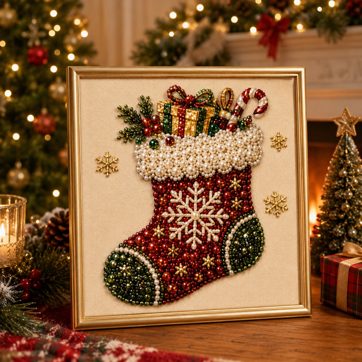 🎄✨ 50% KORTING! Alsof je elk kraaltje in een fonkelend kerstwonder tovert! Vijf ontwerpen, van rendier tot kerstman – prikken, ontspannen, en je huis straalt als nooit tevoren.
