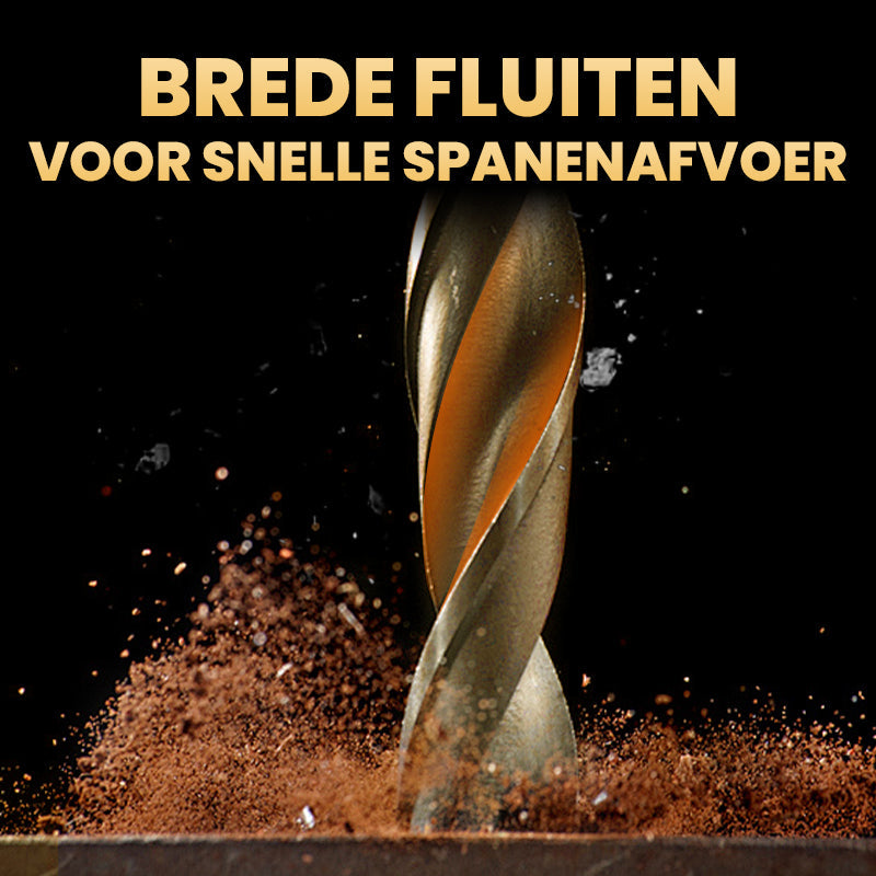 🔥2025 Hot Sale🔥Hoogwaardige 4-Fluit Getande Excentrische Boorbitset