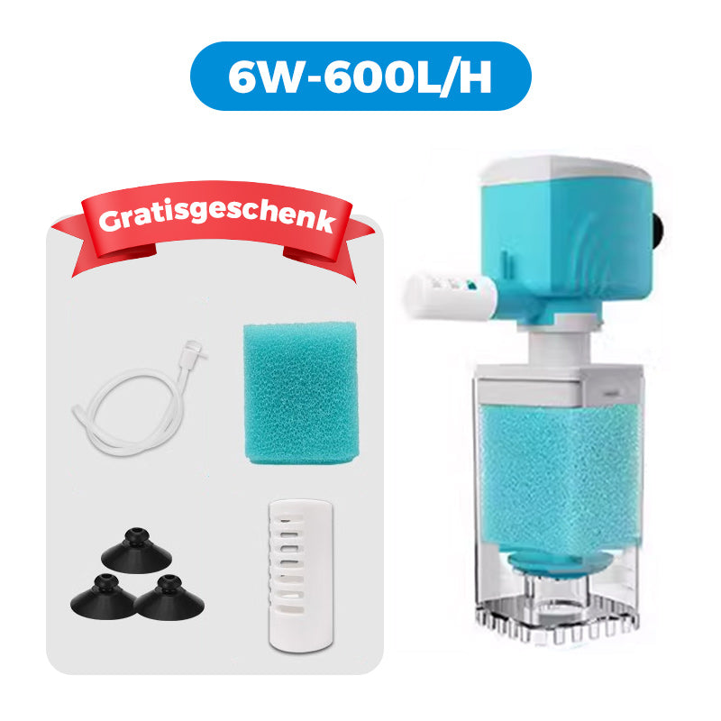 🐠 50% korting! 3-in-1 aquariumfilter – 3-laags filtratie, watercirculatie & automatische waterwissel. Kristalhelder water zonder gedoe! ✨💧