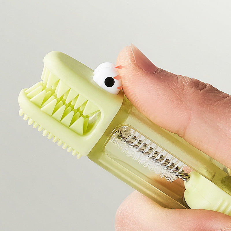 🧼 4-in-1 Multifunctionele Spleetborstel - Keukenborstel, Draagbare Schoonmaakborstel