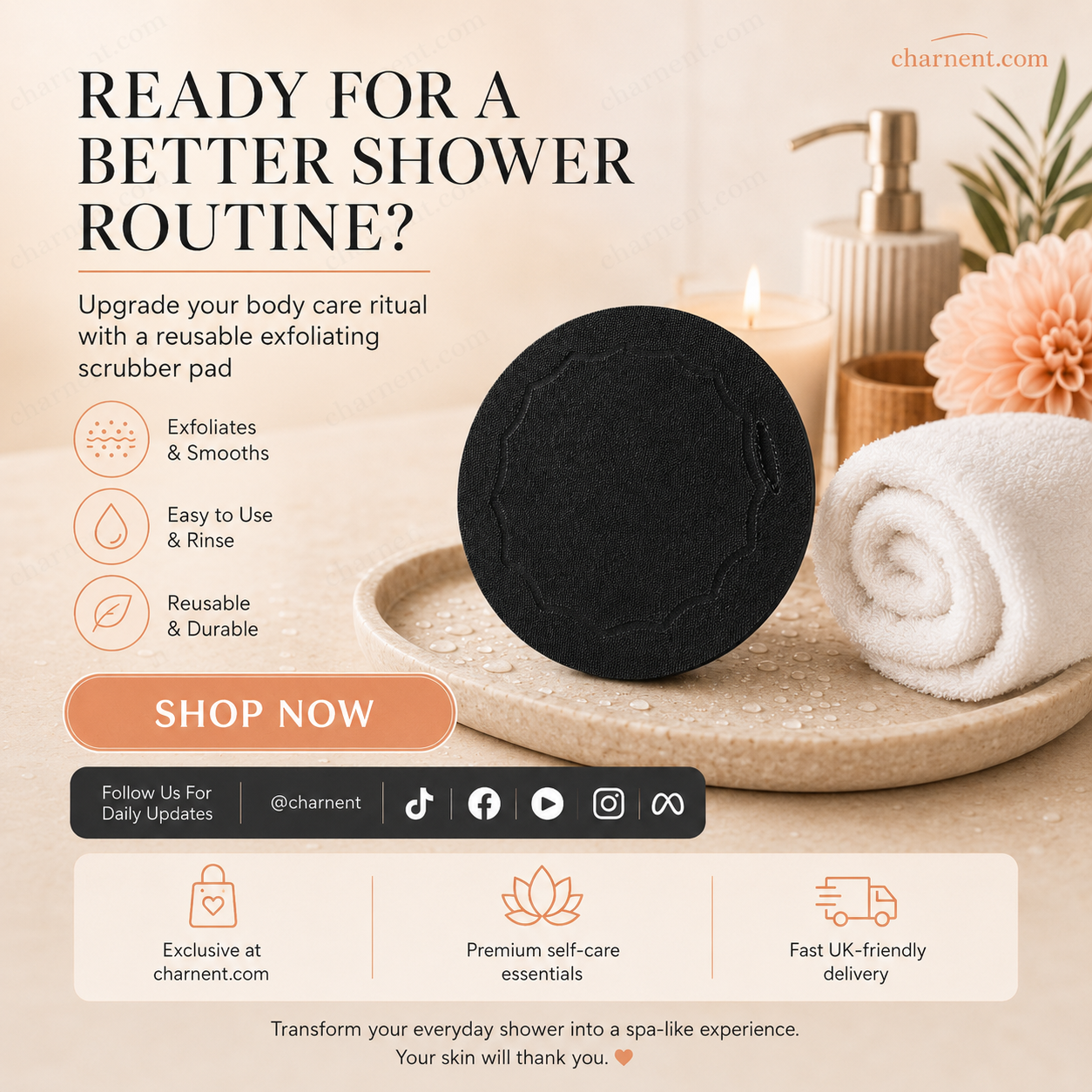 🚿 Exfoliërende Scrub Badpads 🧖‍♀️