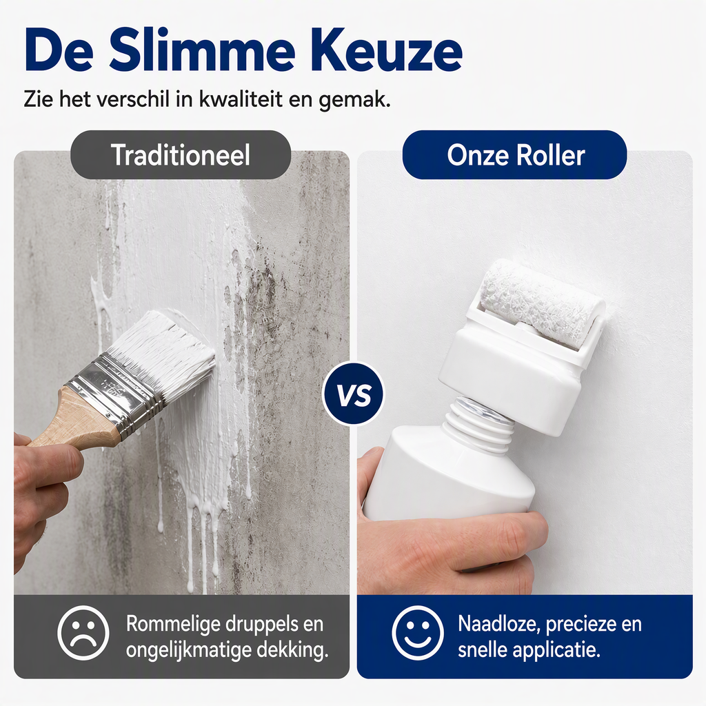🧱 2+1 gratis! Alles-in-één muurreparatiepasta – met rollerborstel, voor gaten, scheuren & kleine schade. Eenvoudig & snel! ✨🏠