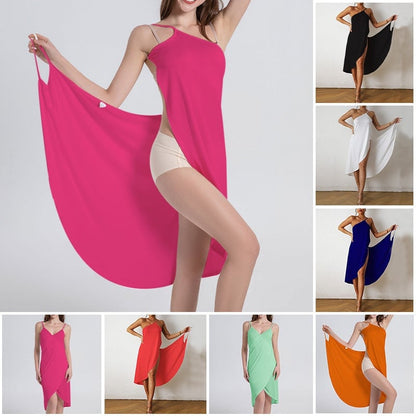 Dames Strand Wikkel Jurk Cover-up