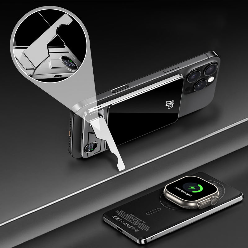🔋Professionele Magnetische Oplader voor Reizigers & Professionals | 22,5W Kabel & 15W Draadloos | 10.000 mAh | Snel Leverbaar