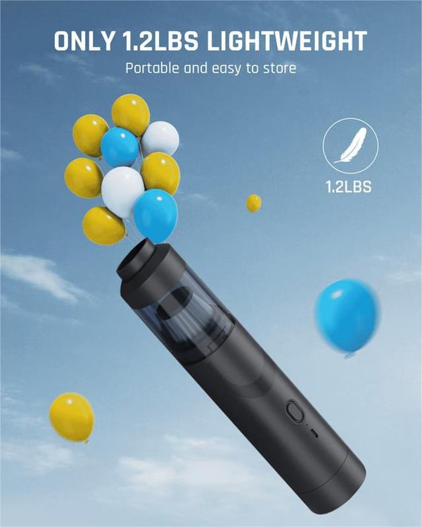 🚗 50% korting! Draagbare mini auto stofzuiger – 30AW zuigkracht, slechts 540 g & USB-C snelladen. Inclusief accessoires voor elke hoek – ideaal cadeau! ✨🧹