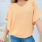 💥LAATSTE DAG UITVERKOOP 49% KORTING💥 Dames V-hals Veelzijdige Casual T-shirt met Vleermuismouwen