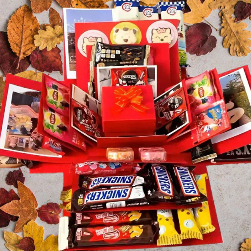 🔥50.000+ VERKOCHT! ✨Verrassingspakket Explosie-cadeaudoos-🎁Het mooiste cadeau