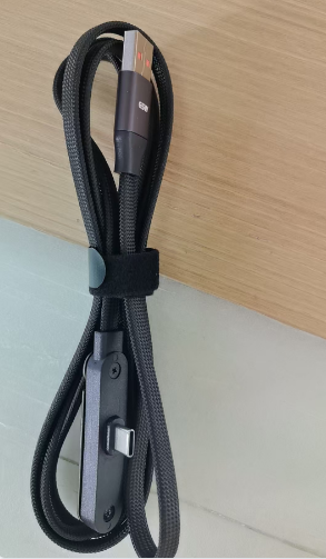 240 W snellaadkabel met verstelbare telefoonstandaard