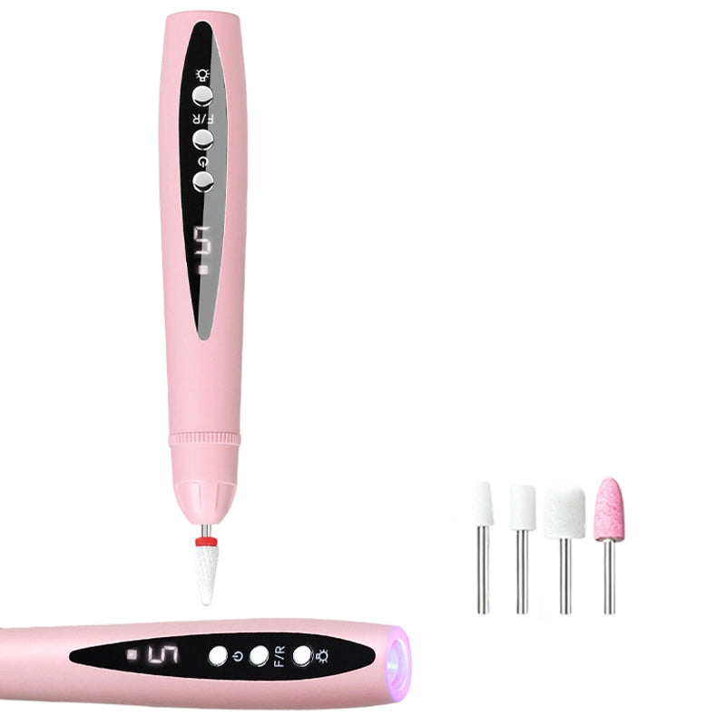 💅✨ Kit 2 en 1 Torno Uñas Eléctrico con Lámpara UV – Portátil, Sin Cables, Esmalte Permanente de Salón en Casa 💖🔋