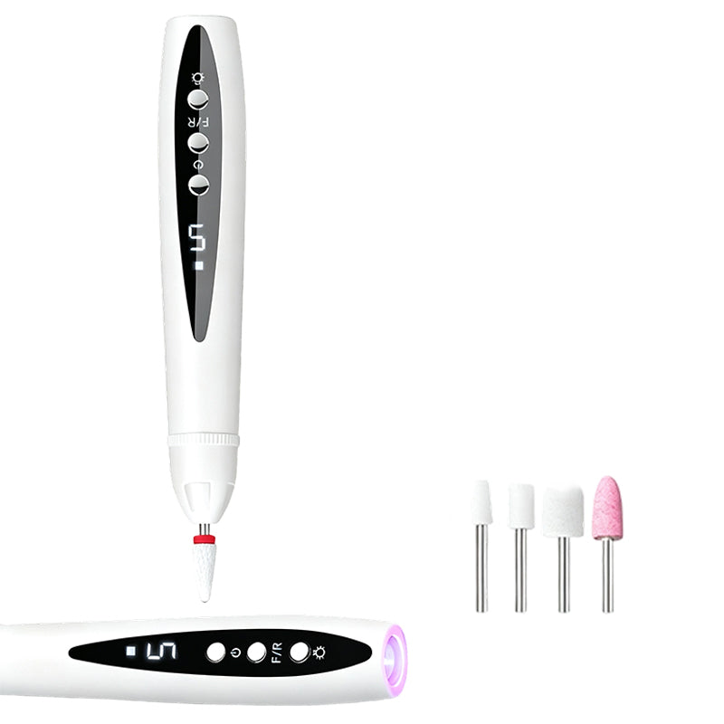 💅✨ Kit 2 en 1 Torno Uñas Eléctrico con Lámpara UV – Portátil, Sin Cables, Esmalte Permanente de Salón en Casa 💖🔋