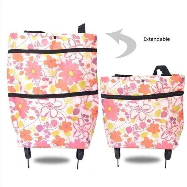 🛒🎁 50% KORTING! Van supermarkt tot camping: deze opvouwbare boodschappentrolley met 600D Oxford-stof en handvat is het perfecte Moederdag-cadeau. Stijlvol, praktisch, en hij staat uit zichzelf!