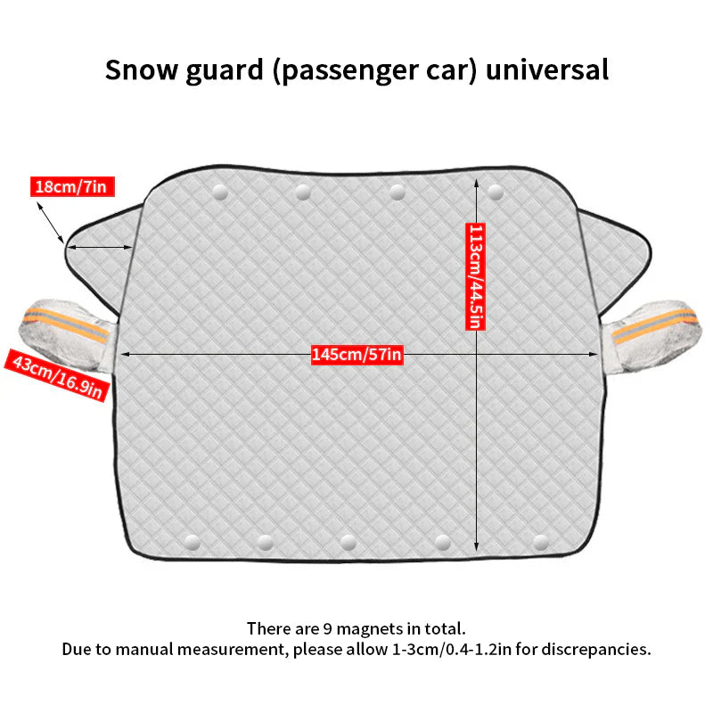 ⛄❄️LAATSTE DAG PROMOTIE 50% KORTING!!❄️🚗4-laags magnetische voorruit autohoes