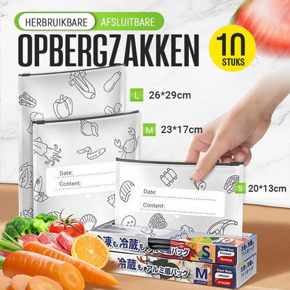 🥩 50% korting! Wereldwijde bestseller – aluminium zak houdt kip, kaas & broccoli 3x langer vers. Vaarwel plastic folie! 🔒✨