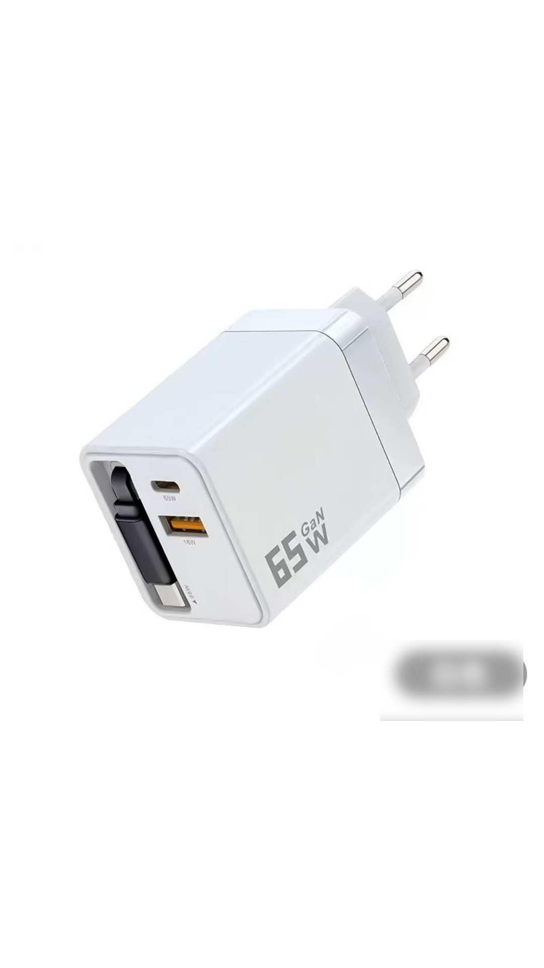 🔌 50% korting! 65W snellader – 80 cm intrekbare Type-C kabel, 3 poorten. Laad telefoon, tablet & laptop snel & veilig op! ⚡📱