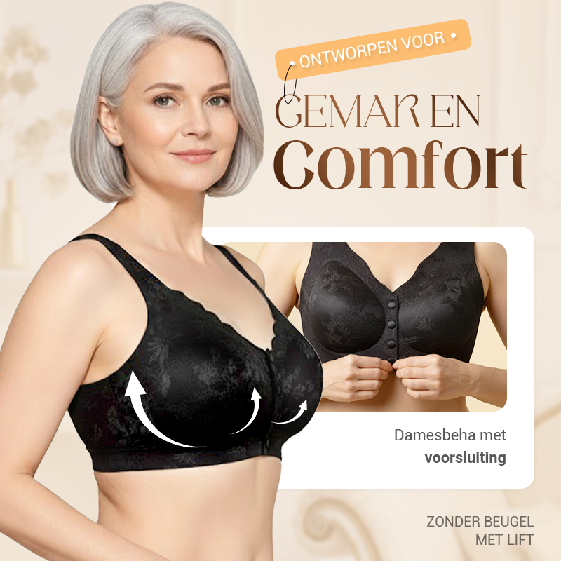 Comfort Voorsluiting & Draadvrije Naadloze Bh