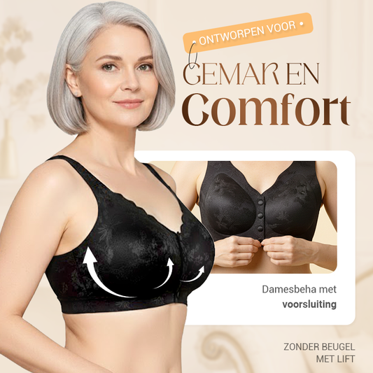 Comfort Voorsluiting & Draadvrije Naadloze Bh