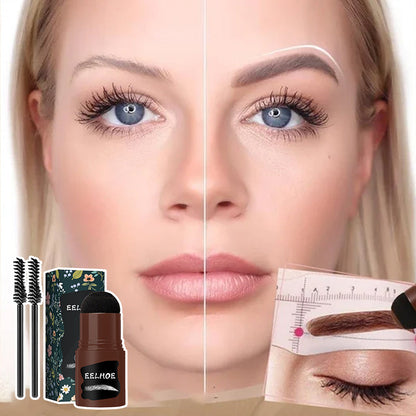 💁‍♀️ 50% korting! Wenkbrauwstempel met sjabloon – eenvoudig & natuurlijk opmaken, opbouwbare matte kleur, waterbestendig. Perfect voor beginners – 6 kleuren! ✨🪞