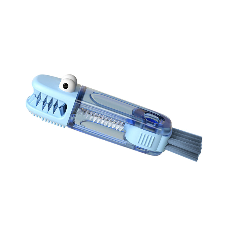 🧼 4-in-1 Multifunctionele Spleetborstel - Keukenborstel, Draagbare Schoonmaakborstel