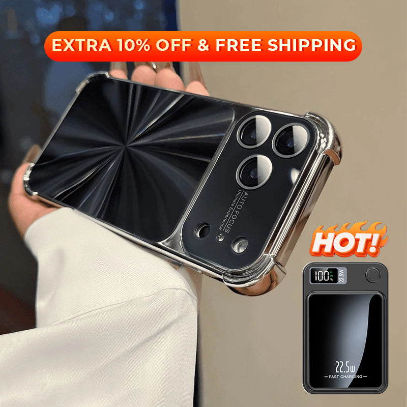 Vierhoekige valbestendige hoes met CD-textuur voor Phone - Koop er 2 en krijg 40% korting op de 2e🔥