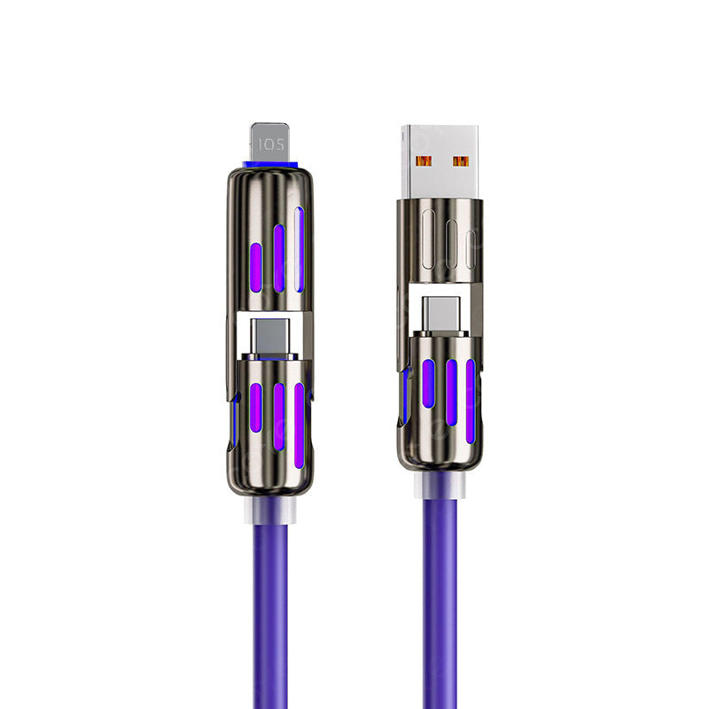 🔥 Tijdelijke halfjaarlijkse uitverkoop🔥 4-in-1 Multi 240W Snellaadkabel